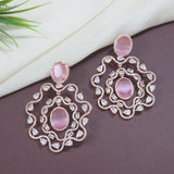 Nathalia Rosegold Pink Earrings