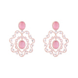 Nathalia Rosegold Pink Earrings