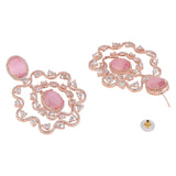 Nathalia Rosegold Pink Earrings