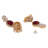 Mishti Maroon Earrings