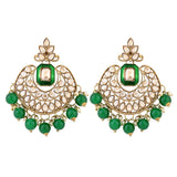 Drishya Green Earrings