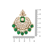 Drishya Green Earrings