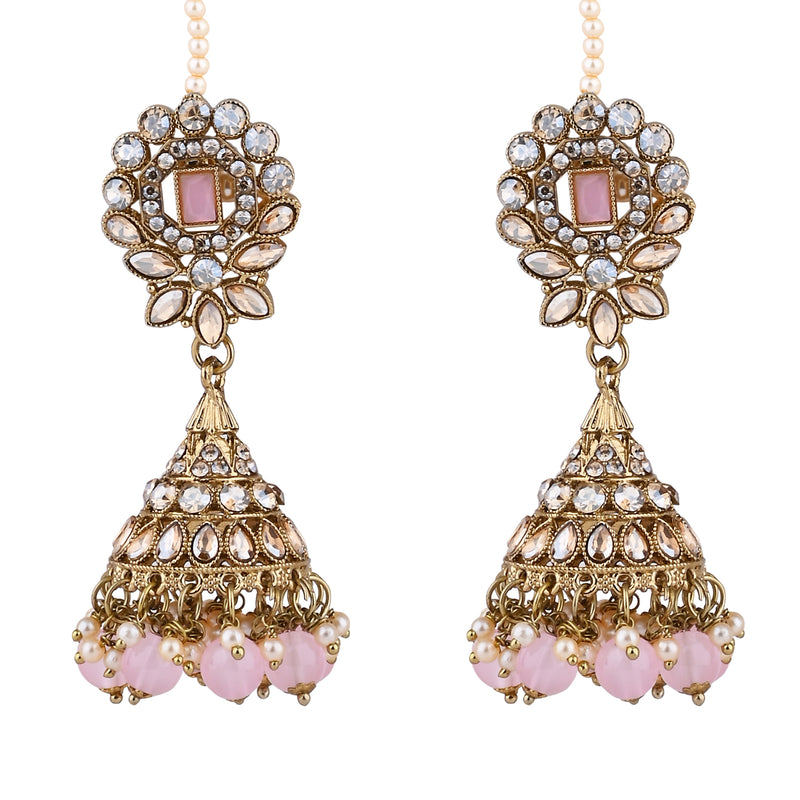 Riddhi Pink Earrings