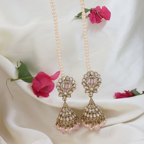 Riddhi Pink Earrings