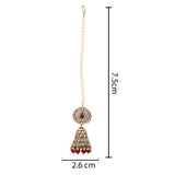 Sanaya Maroon Earrings