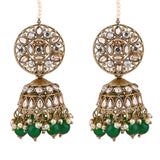 Vaishali Green Earrings