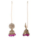 Vaishali Purple Earrings