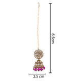 Vaishali Purple Earrings