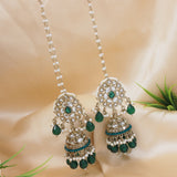 Aasha Green Earrings