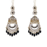 Keshvi Black Earrings