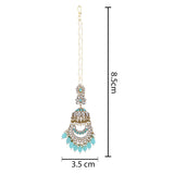 Keshvi Turquoise Earrings