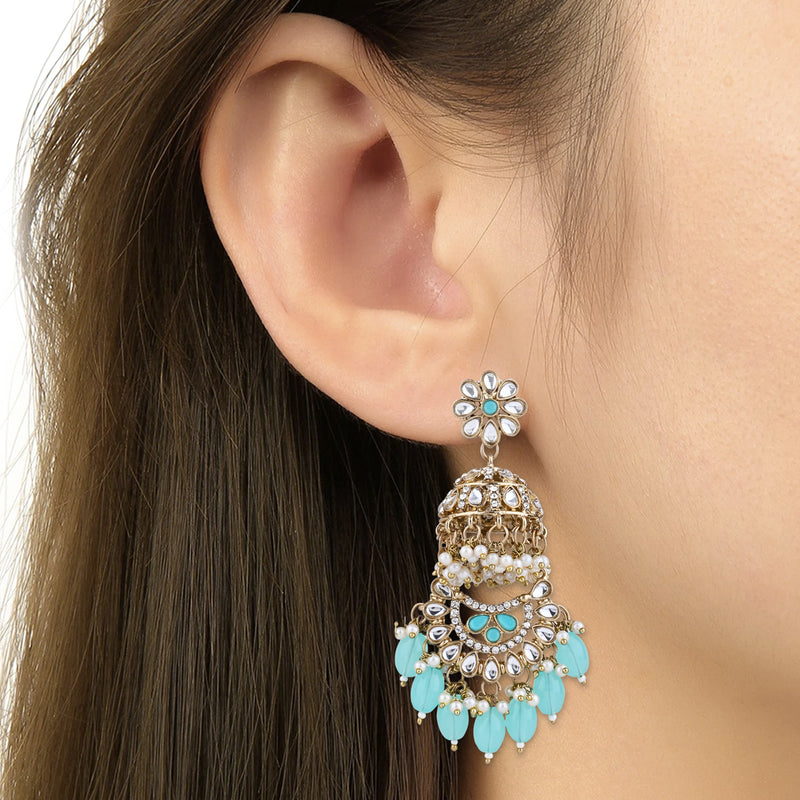 Wridhi Turquoise Earrings