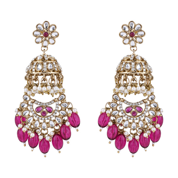 Wridhi Wine Earrings