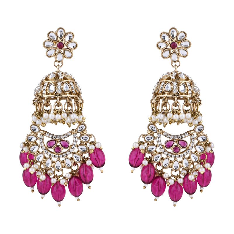 Wridhi Wine Earrings