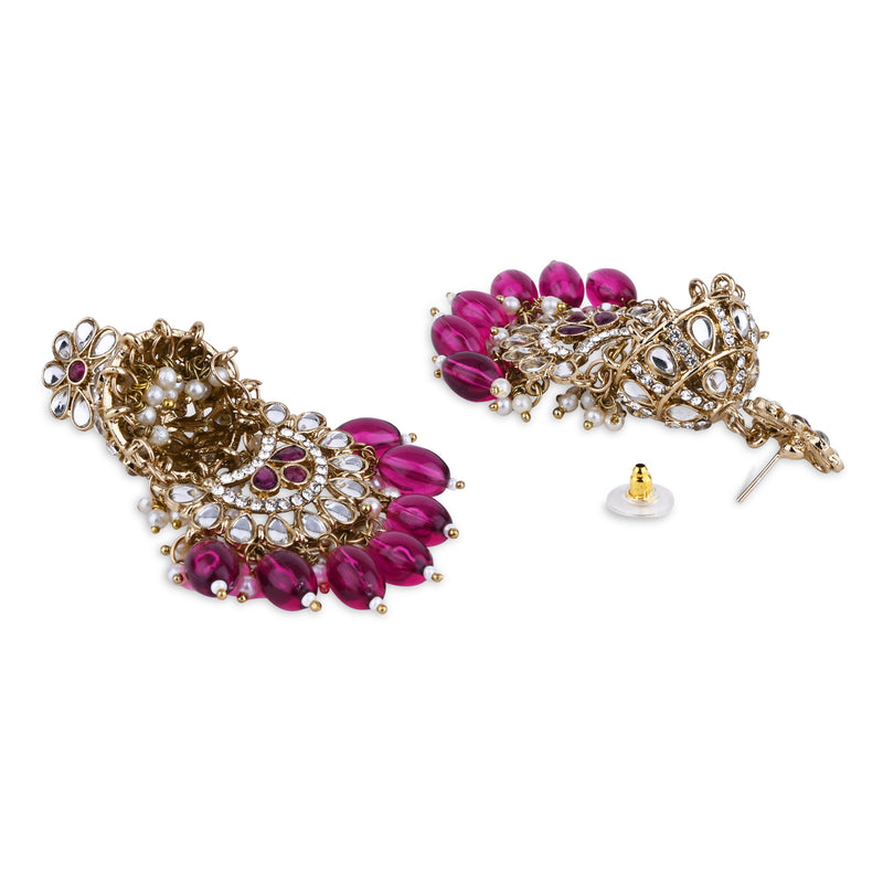 Wridhi Wine Earrings