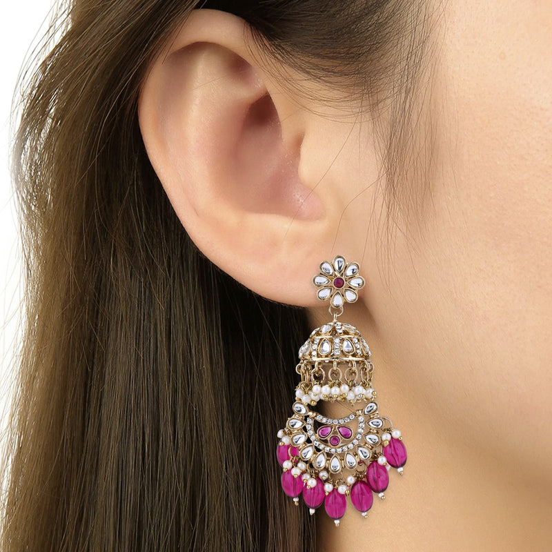 Wridhi Wine Earrings