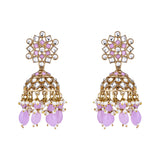 Nivetha Purple Earrings