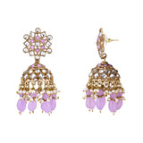 Nivetha Purple Earrings