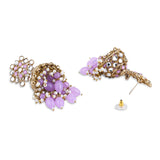 Nivetha Purple Earrings