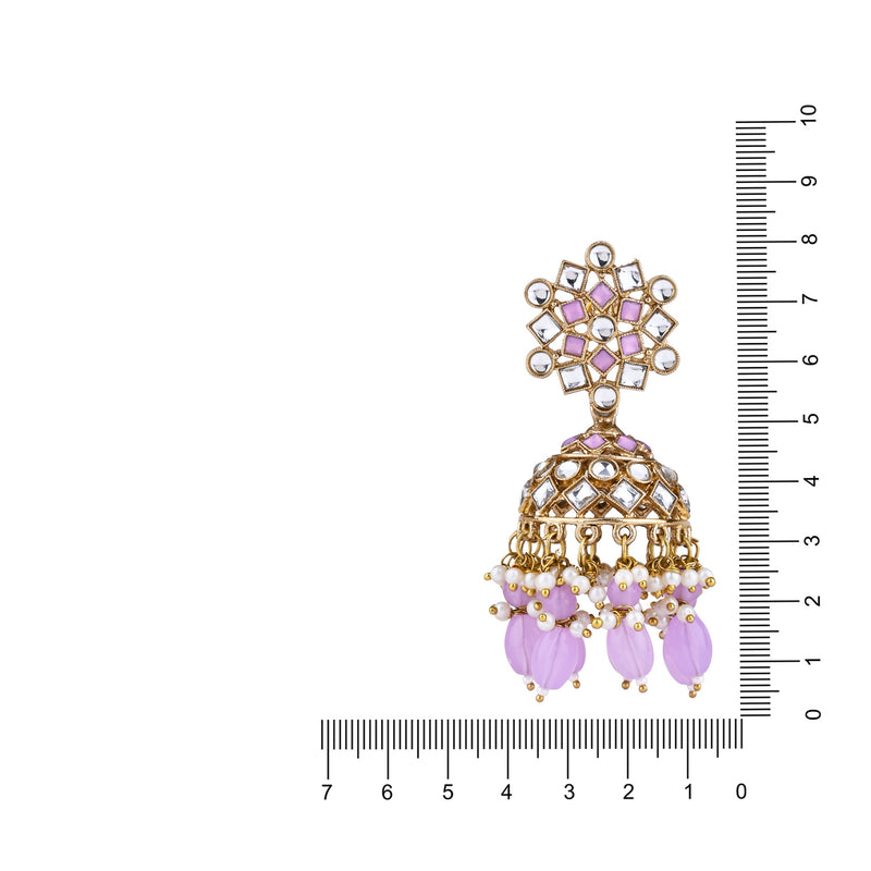 Nivetha Purple Earrings