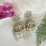 Nivetha White Earrings