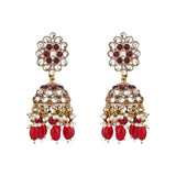 Akshi Maroon Earrings