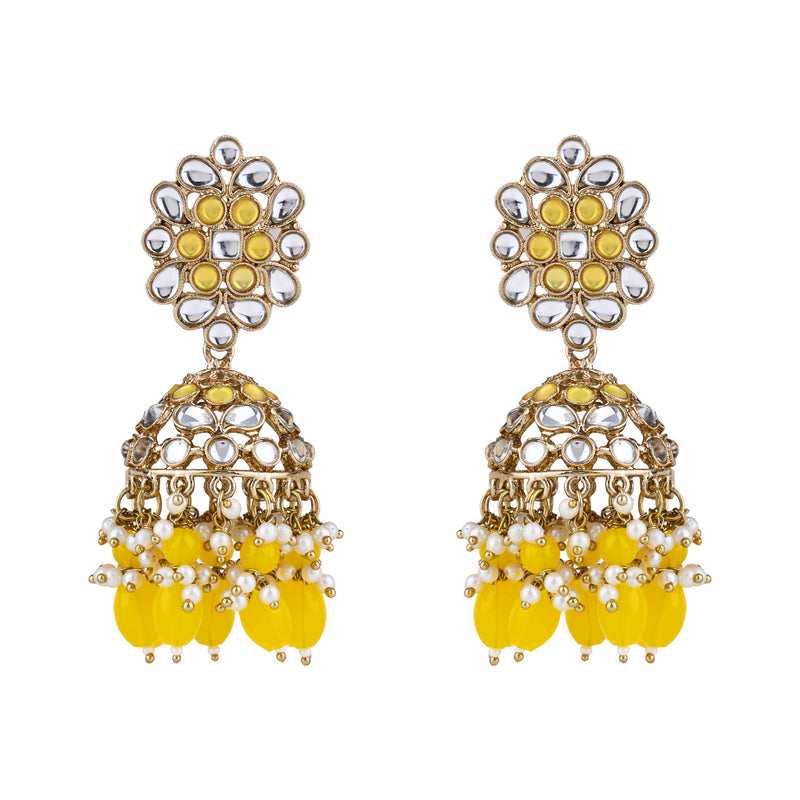 Akshi Yellow Earrings