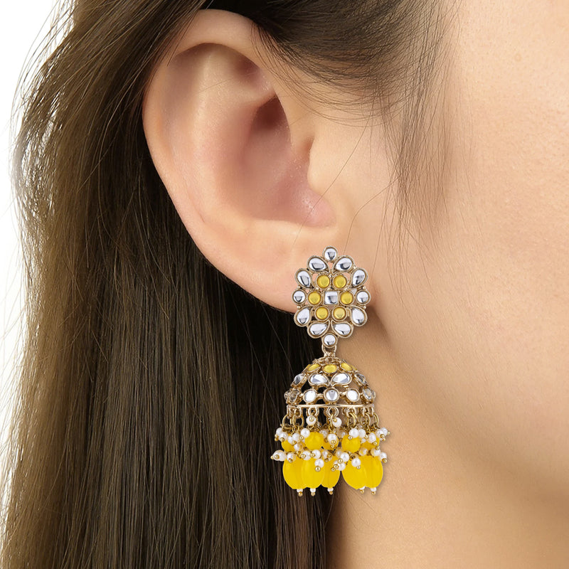 Akshi Yellow Earrings