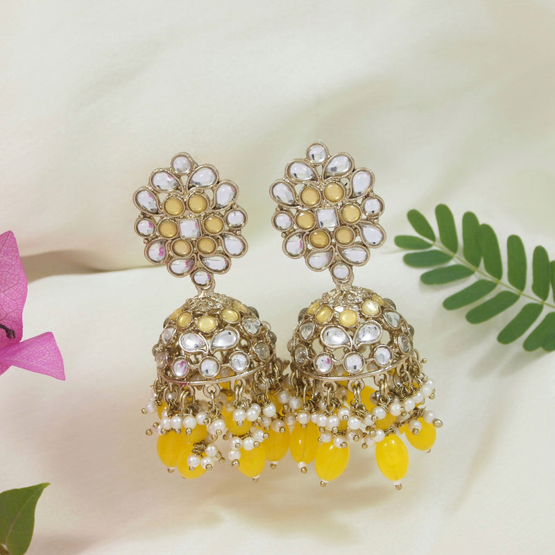 Akshi Yellow Earrings