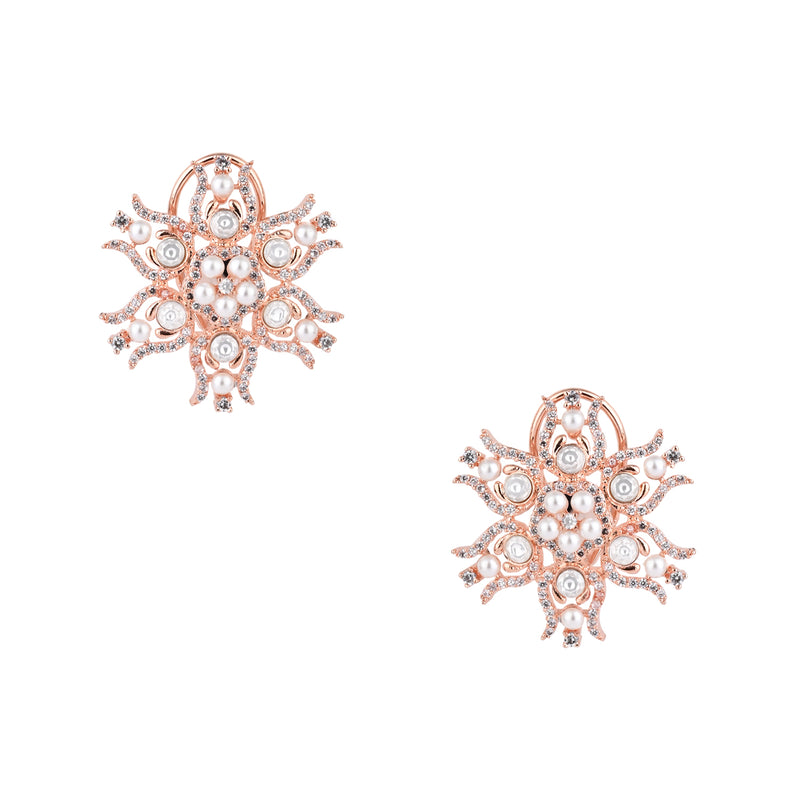 Eyana RoseGold Earrings