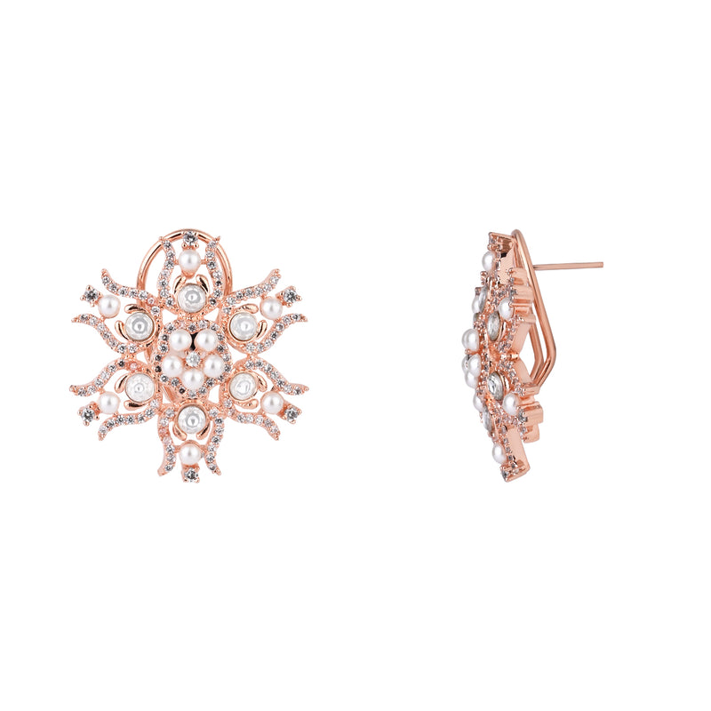 Eyana RoseGold Earrings