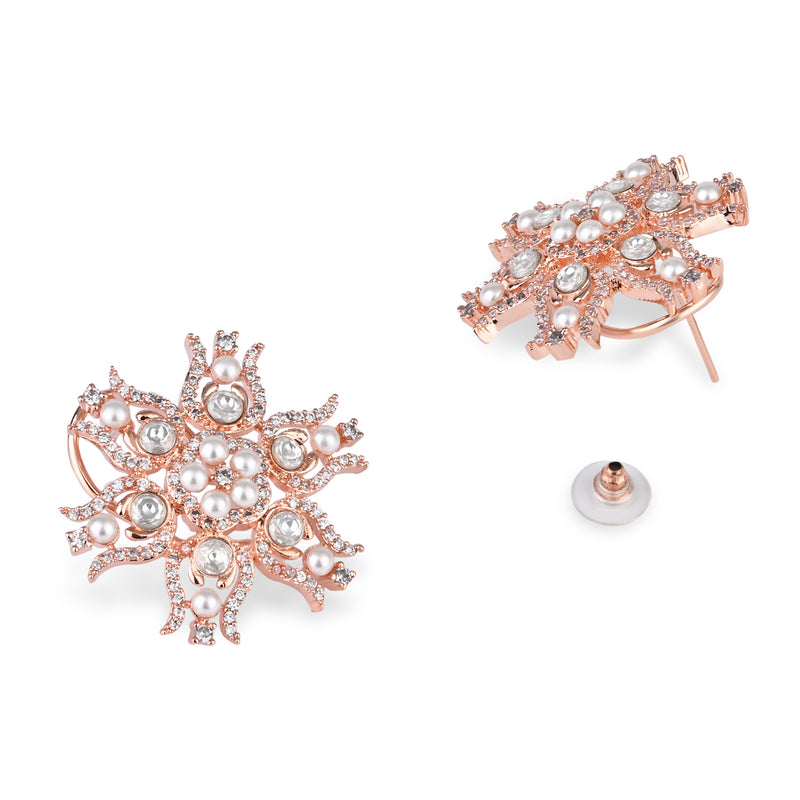 Eyana RoseGold Earrings