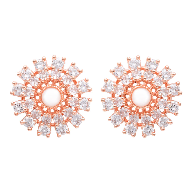 Aroha RoseGold Earrings