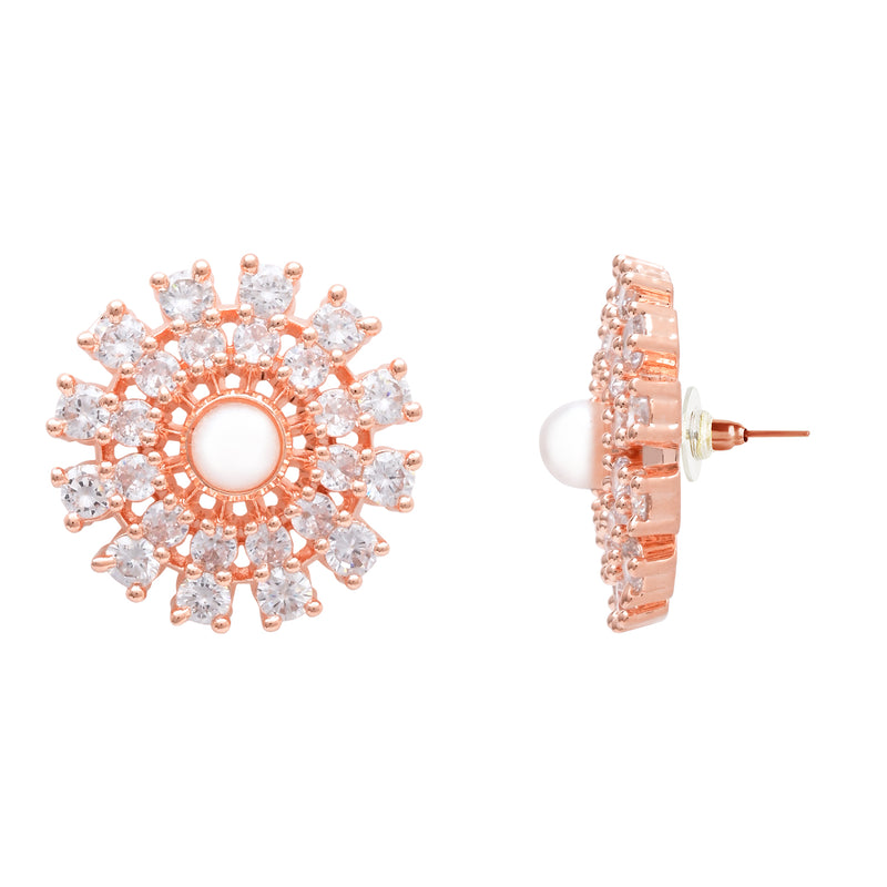 Aroha RoseGold Earrings