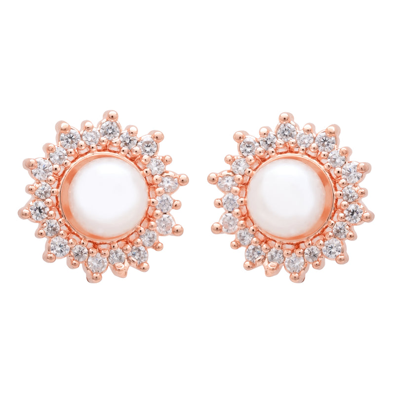 Zeya Rosegold Earrings