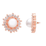 Zeya Rosegold Earrings