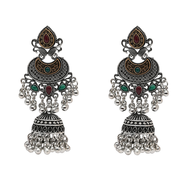 Vira Oxidised Earrings