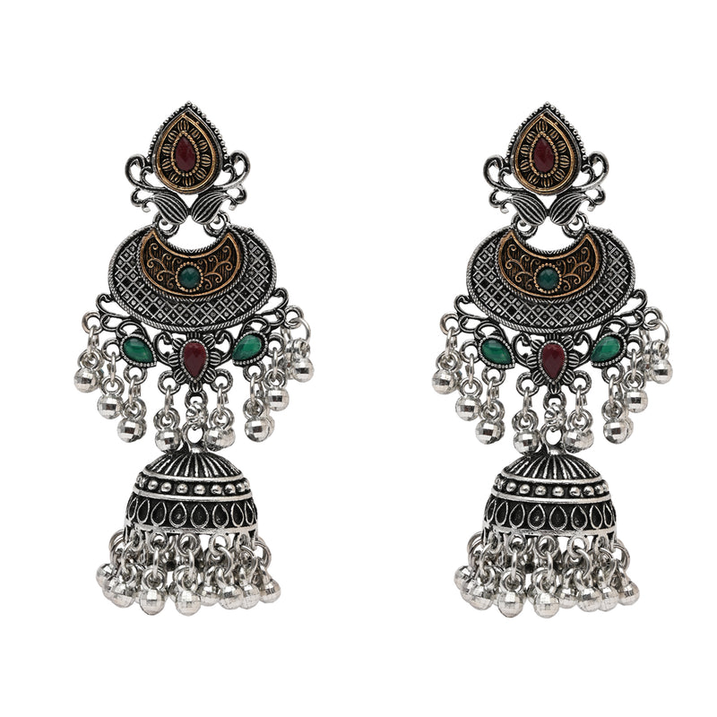 Vira Oxidised Earrings