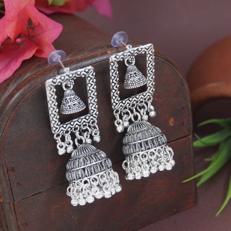 Tithi Oxidised Earrings