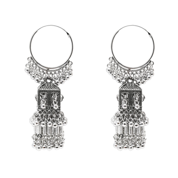 Manjari Oxidised Earrings