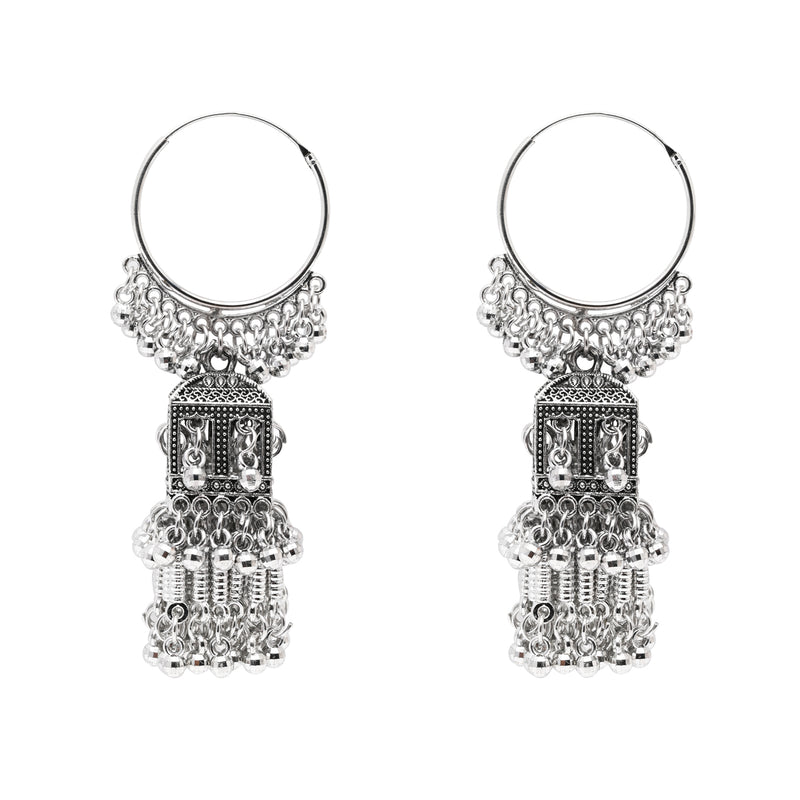 Manjari Oxidised Earrings