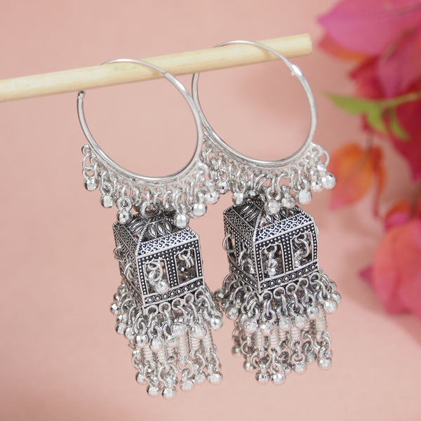 Manjari Oxidised Earrings