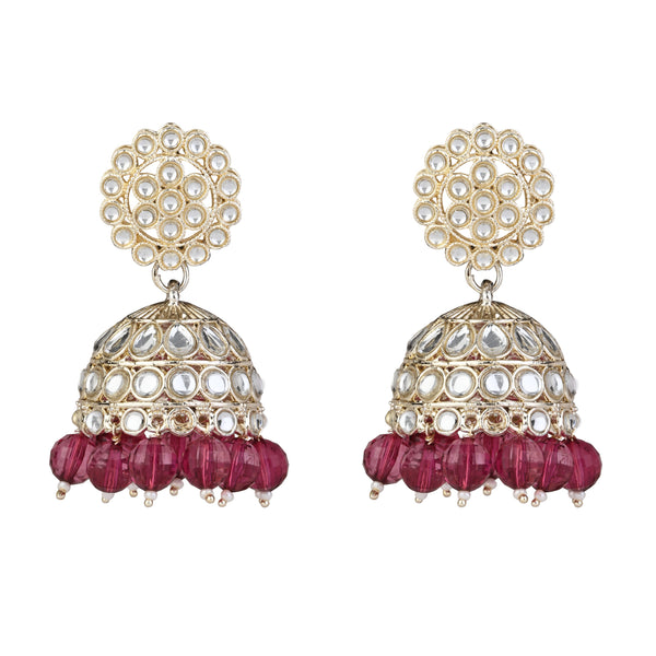 Kisha Wine Earrings