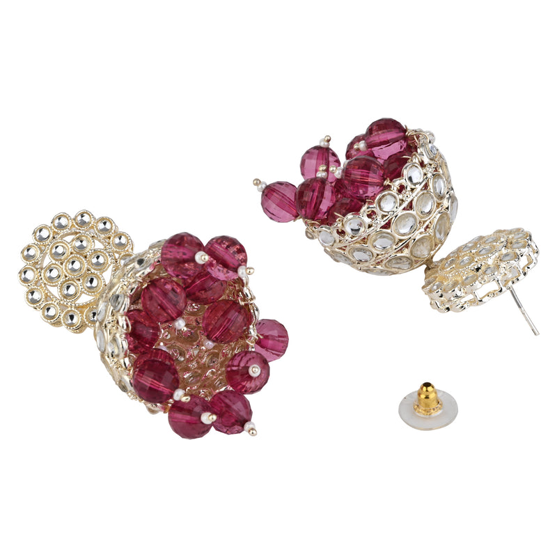 Kisha Wine Earrings