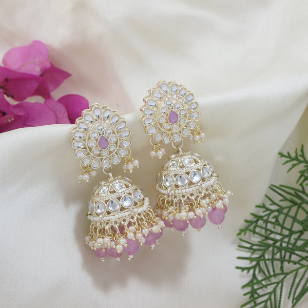 Vagmi Purple Earrings