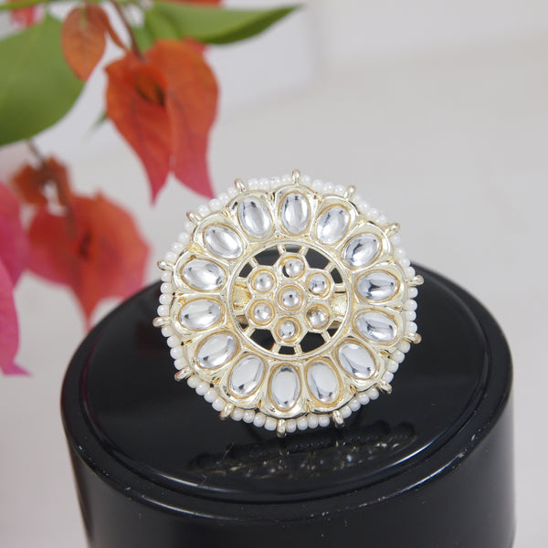 Gunjan White Rings