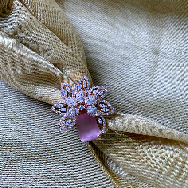 Liora Pink CZ Ring