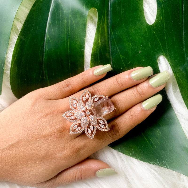 Liora White CZ Ring