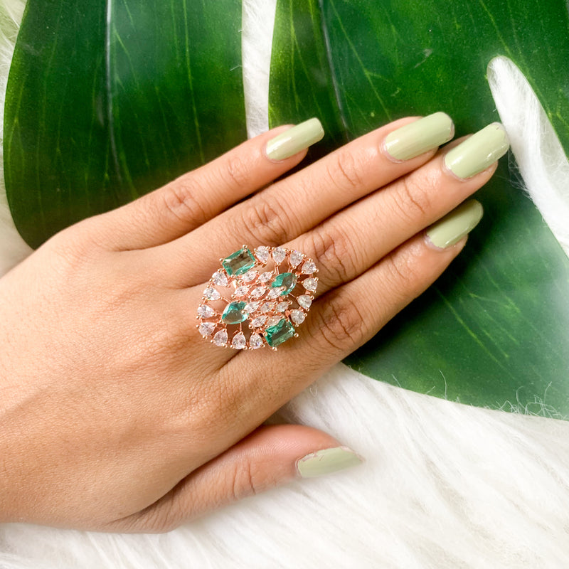 Florence Green CZ Ring