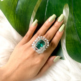 Niya Green CZ Ring